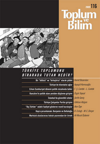 Toplum ve Bilim Sayı 116, 2009