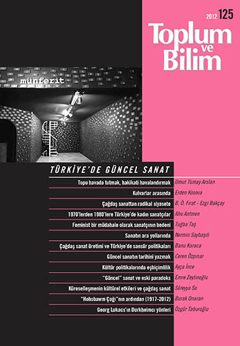 Toplum ve Bilim Sayı 125, 2012