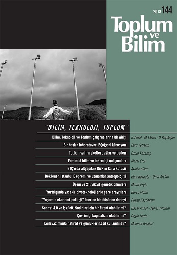 Toplum ve Bilim Sayı 144, 2018