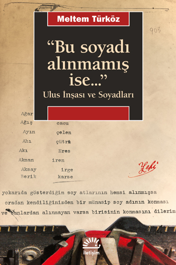 "Bu soyadı alınmamış ise..." "Bu soyadı alınmamış ise..."