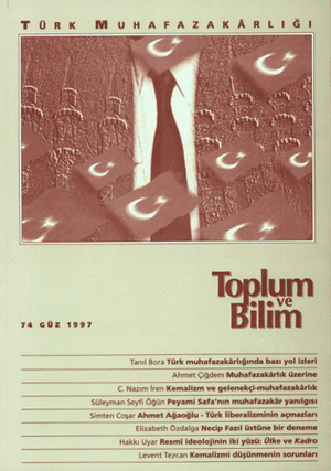 Toplum ve Bilim Sayı 74, 1997